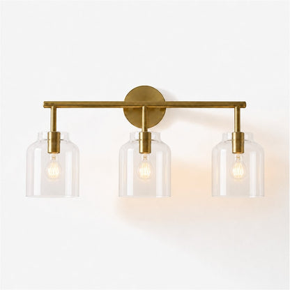 Drilon Modern 3-Light Milk Glass Bathroom Sconce