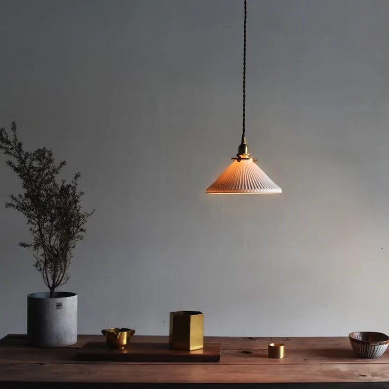 Elena Sjöborre Art Deco Stripe Pendant Light