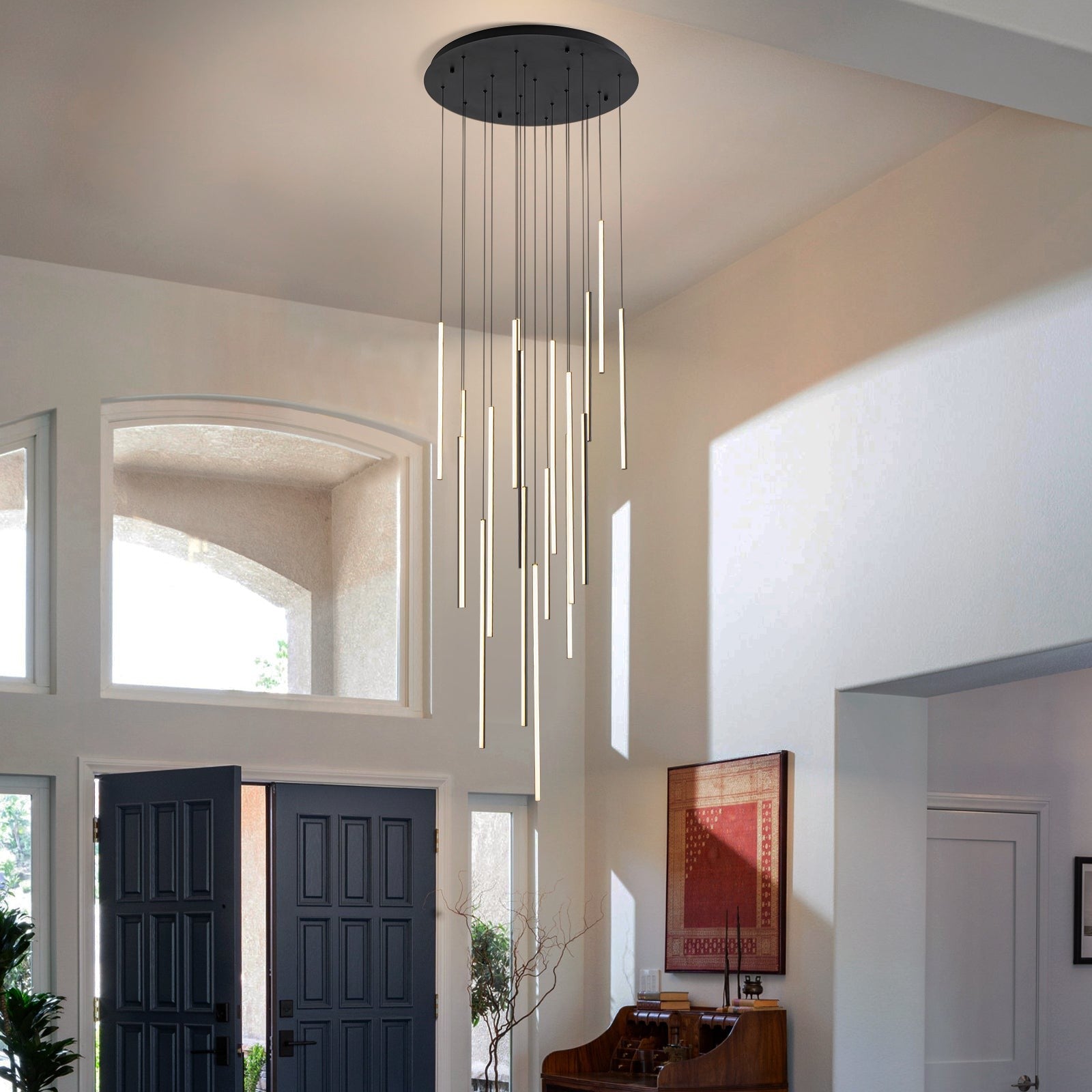 Rory Modern Cluster Cylinder Led Pendant Light