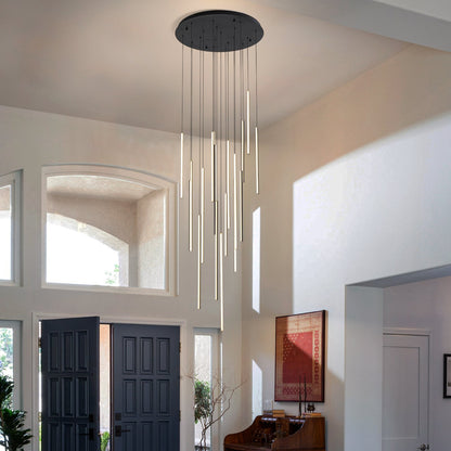 Rory Modern Cluster Cylinder Led Pendant Light