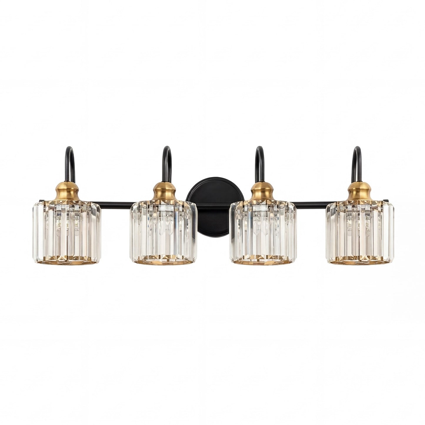 Naeris Modern Square Crystal Wall Sconce