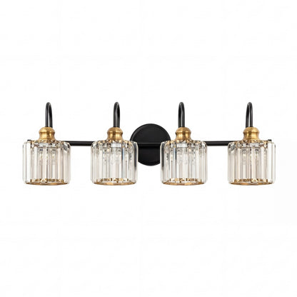 Naeris Modern Square Crystal Wall Sconce