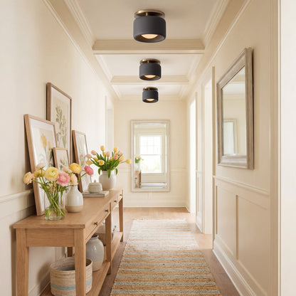 Aura Modern Porcelain Flush Mount Ceiling Light