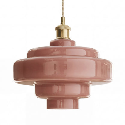 Yves Vintage Tiered Glass Pendant Light
