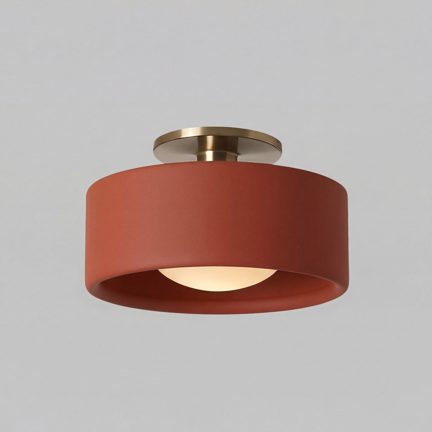 Aura Modern Porcelain Flush Mount Ceiling Light