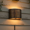 Sharon Industrial Textured Curve Brass Wall Light