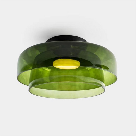 Hailie Creative Glass Ceiling Light Multi-Layer Pendant Lampshade