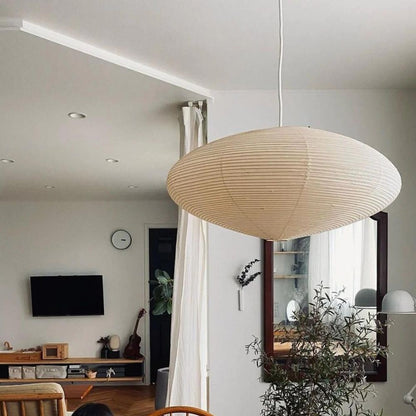 Gino Japanese Rice Paper Lantern Pendant Light