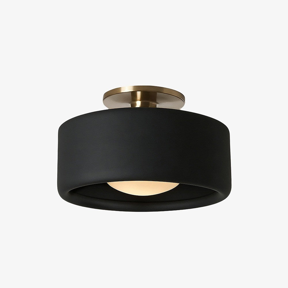 Aura Modern Porcelain Flush Mount Ceiling Light