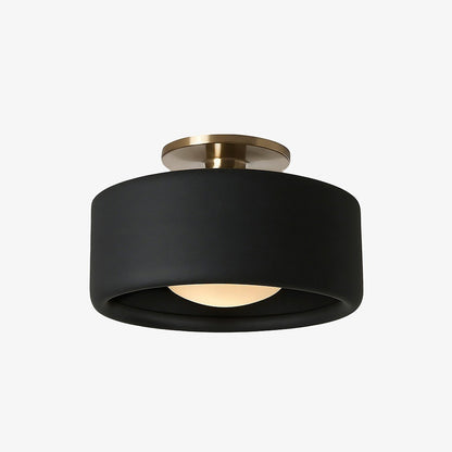 Aura Modern Porcelain Flush Mount Ceiling Light