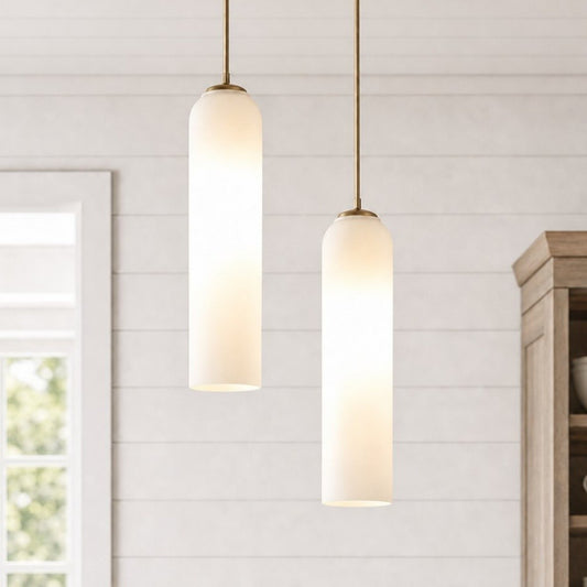 Kimaya Benedict Tube Glass Pendant Lamp