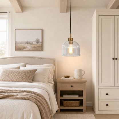 Kian Modern Seedy Glass Pendant Light
