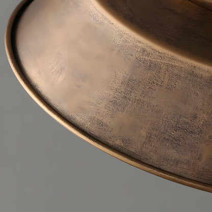 Carmen Industrial Antique Metal Horn Shaped Pendant Light