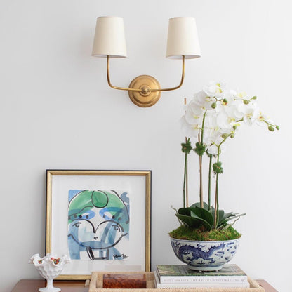 Wrynn 1/2/3 Light Fabric Shade Wall Sconce