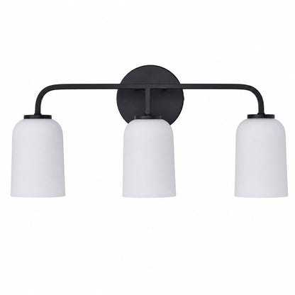 Bransen Modern Milk Glass 2/3-Light Vanity Wall Sconce