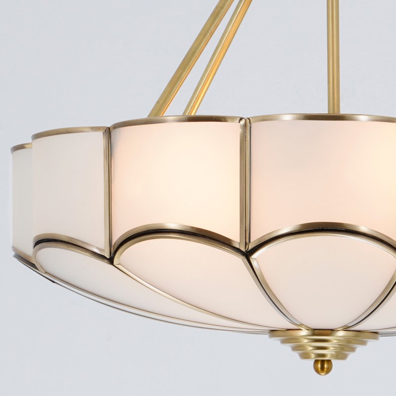 Palmer Retro Acrylic Flower Semi Flush Mount Ceiling Light