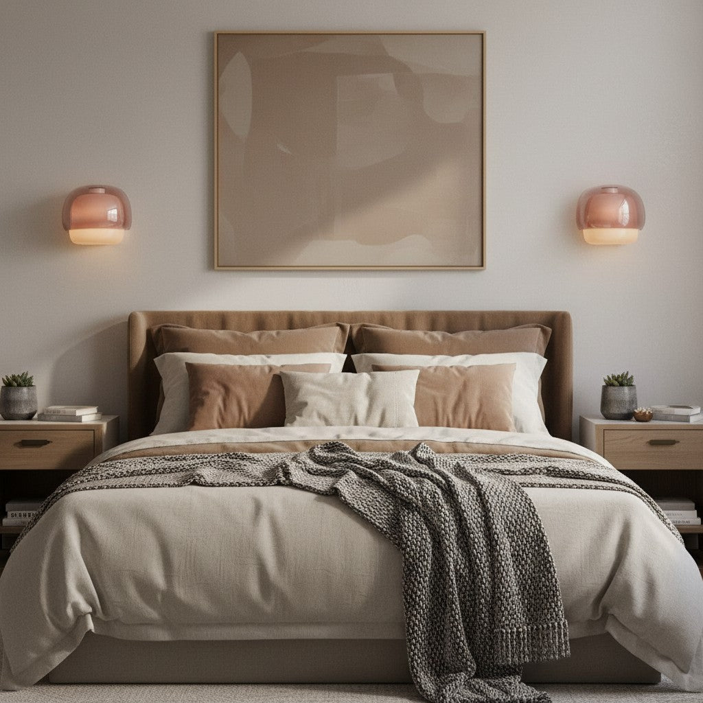 Norman Modern Colorful Layered Glass Wall Light