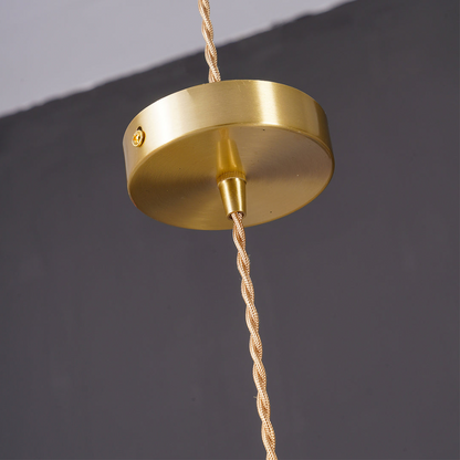 Liliana Retro Hibiscus Flower Glass Shade Pendant Light