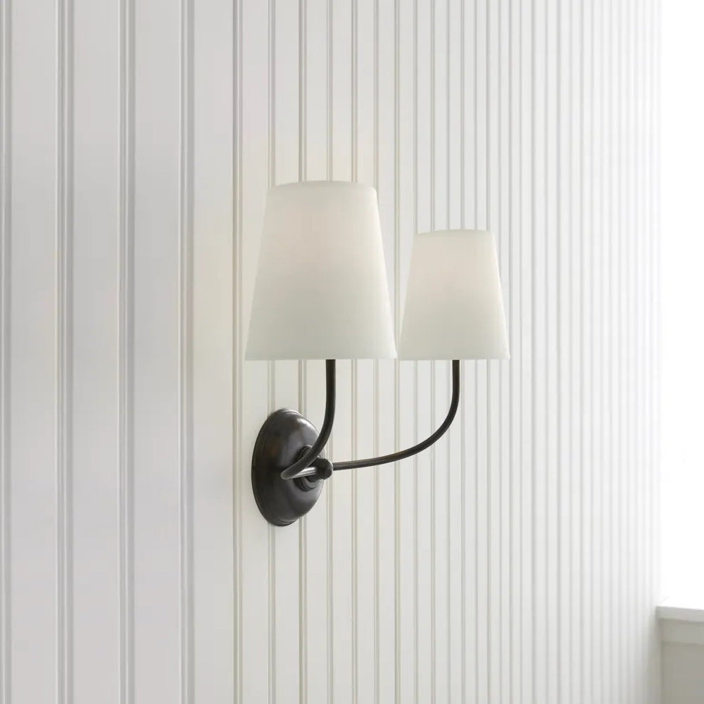 Wrynn 1/2/3 Light Fabric Shade Wall Sconce