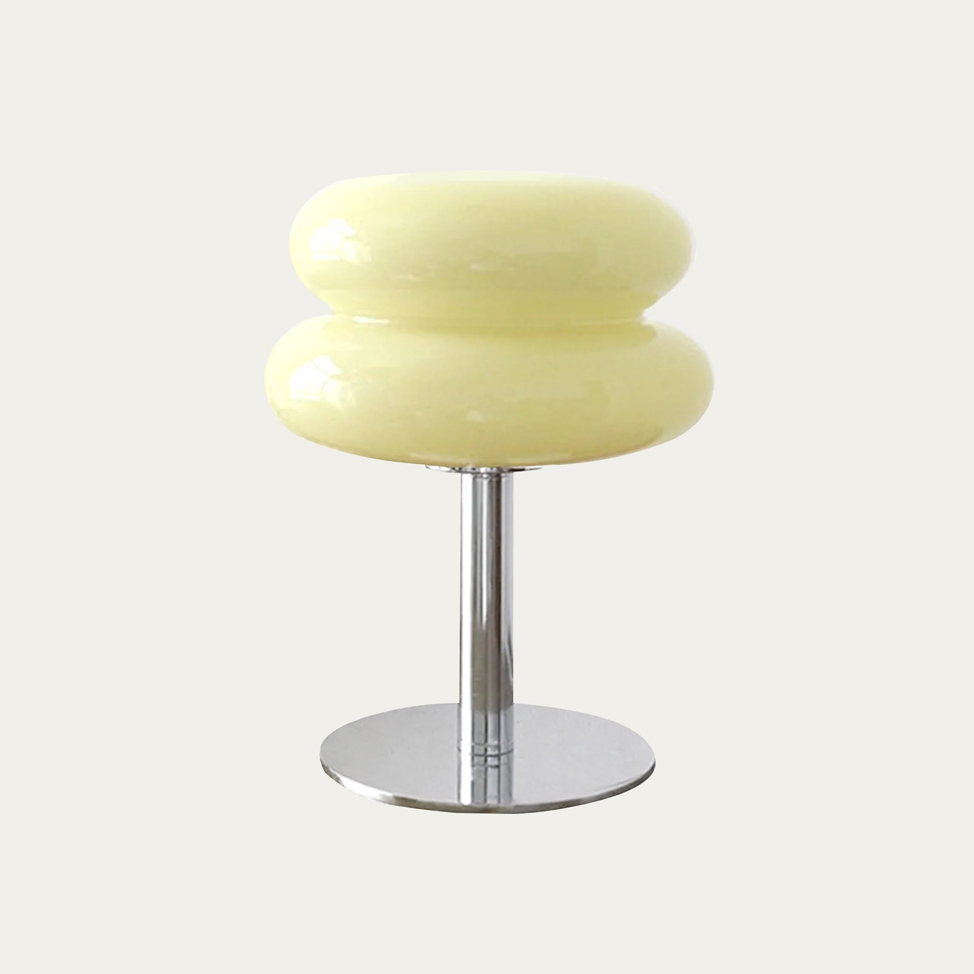 Josie Cream Glass Bauhaus Style Table Lamp