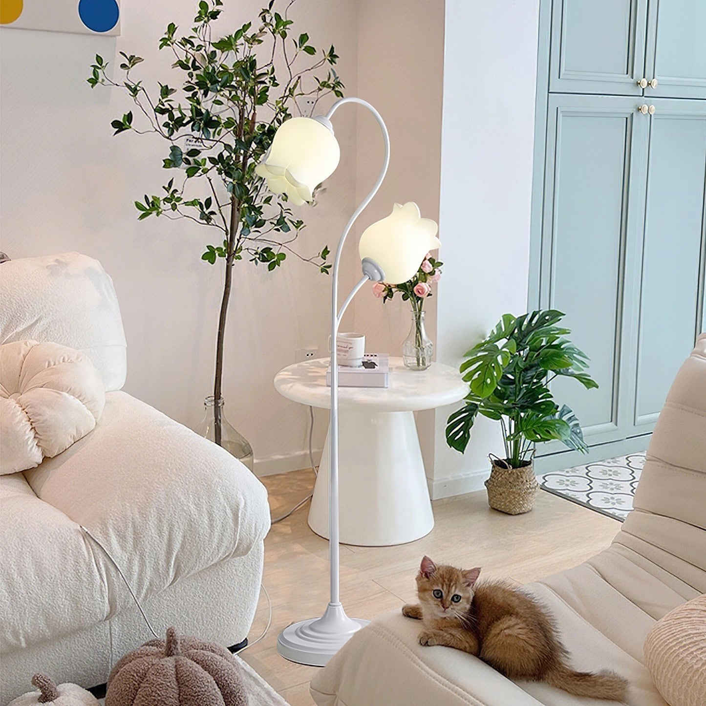 Mehar Lily of the Tulip Floor Lamp for Bedroom