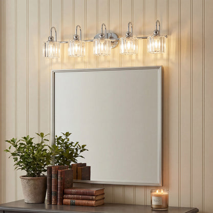 Naeris Modern Square Crystal Wall Sconce