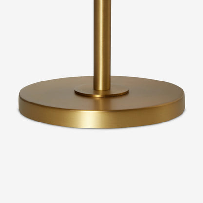 Jovita Contemporary Cone White Linen Table Lamp