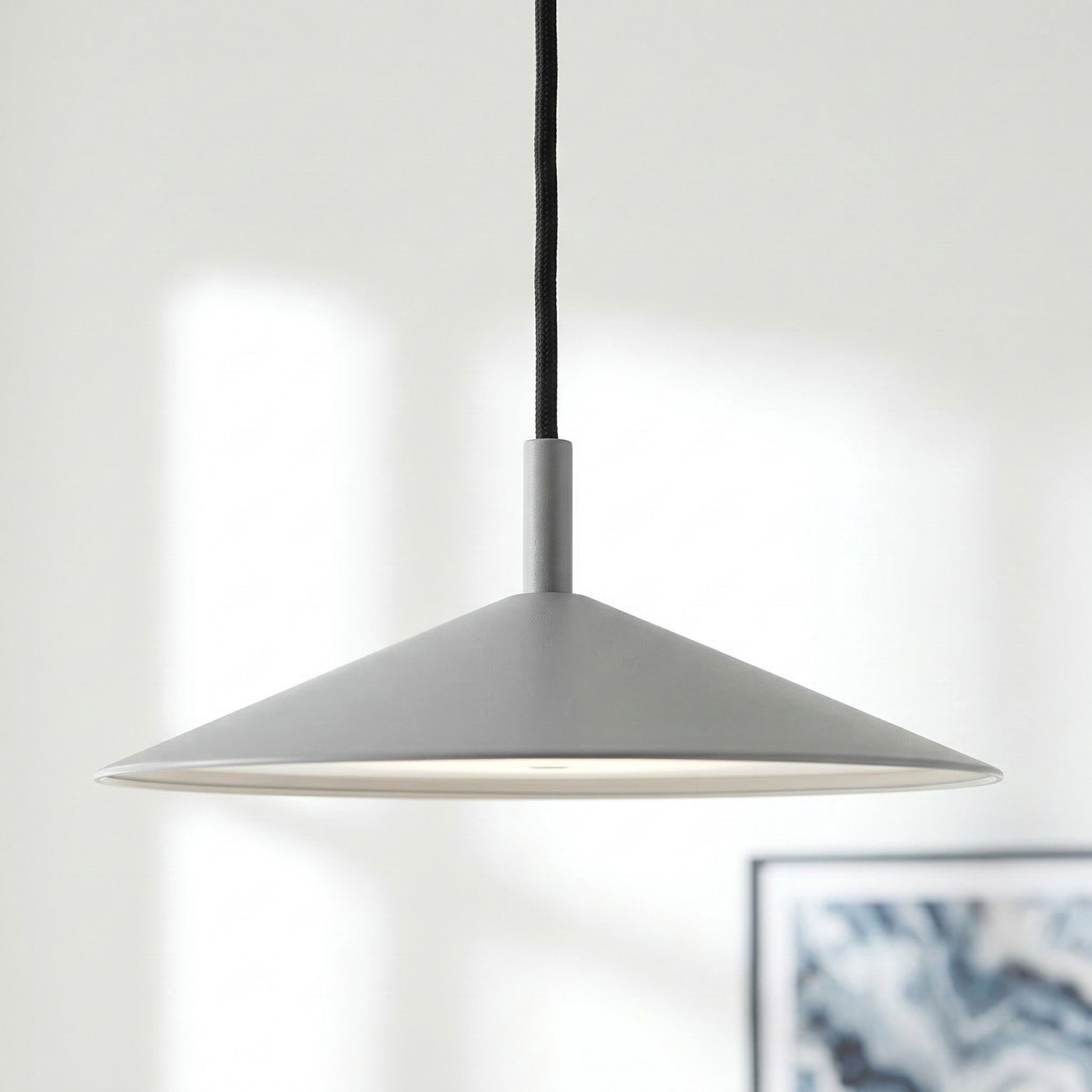 Tegan Scandinavian Cone Shaped Metal Pendant Light