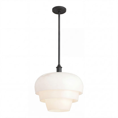 Xena Scandinavian Layered Clear Glass Pendant Light