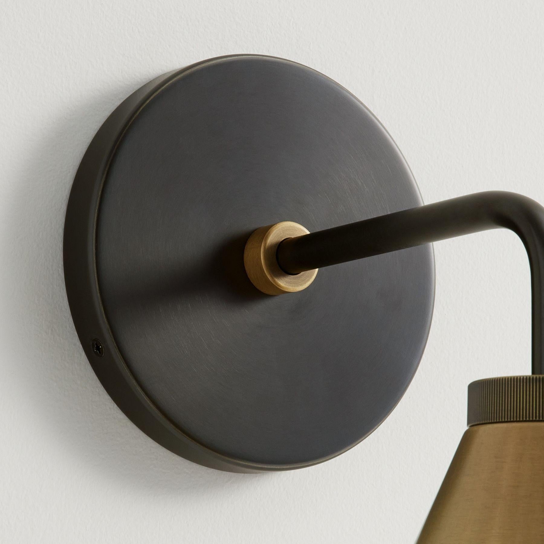 Kaelen Retro Cooper Cone Sconce Light