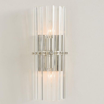 Vovizy Farmhouse Double Mallory Crystal Sconce