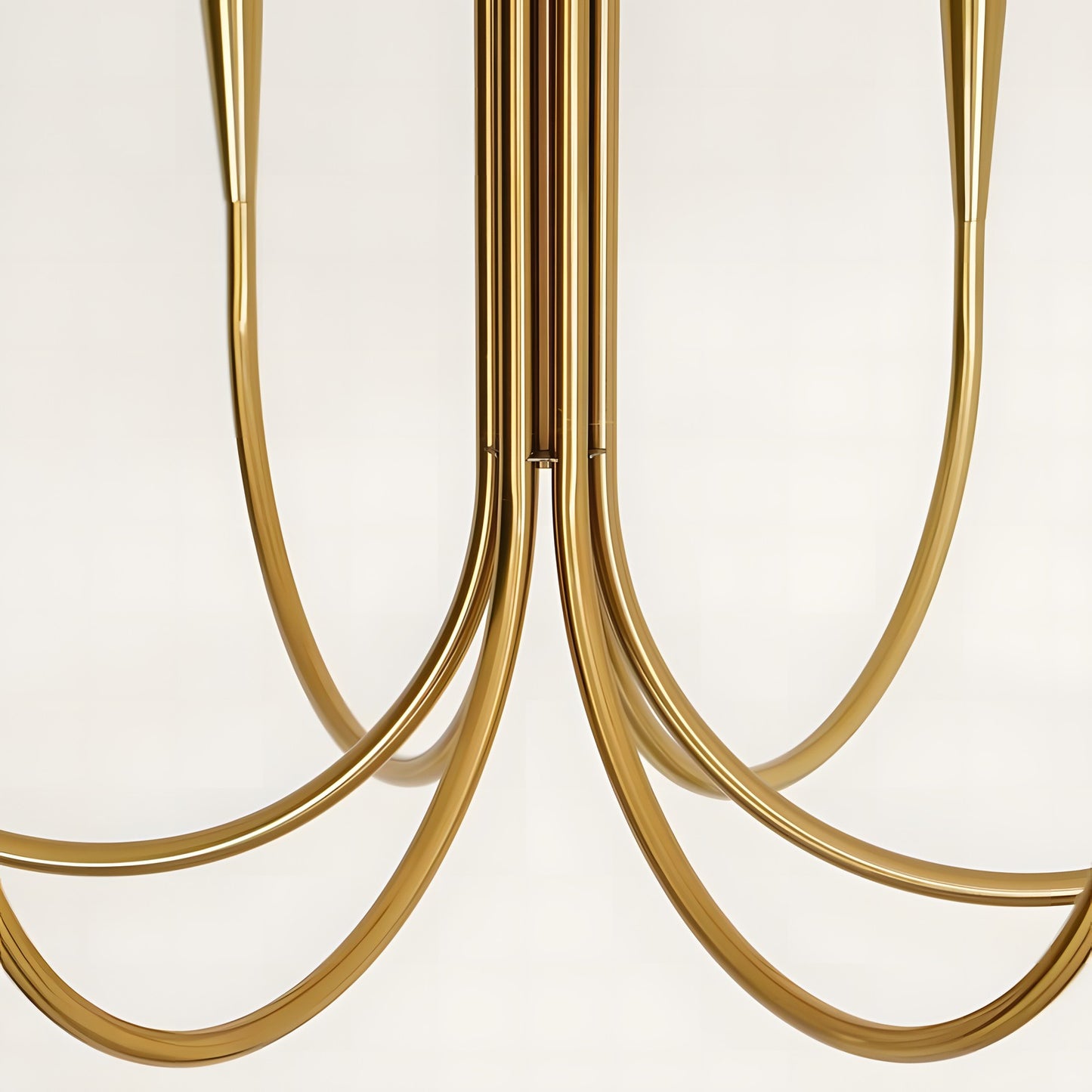 Luren Light Luxury Candle Iron Branch Chandelier