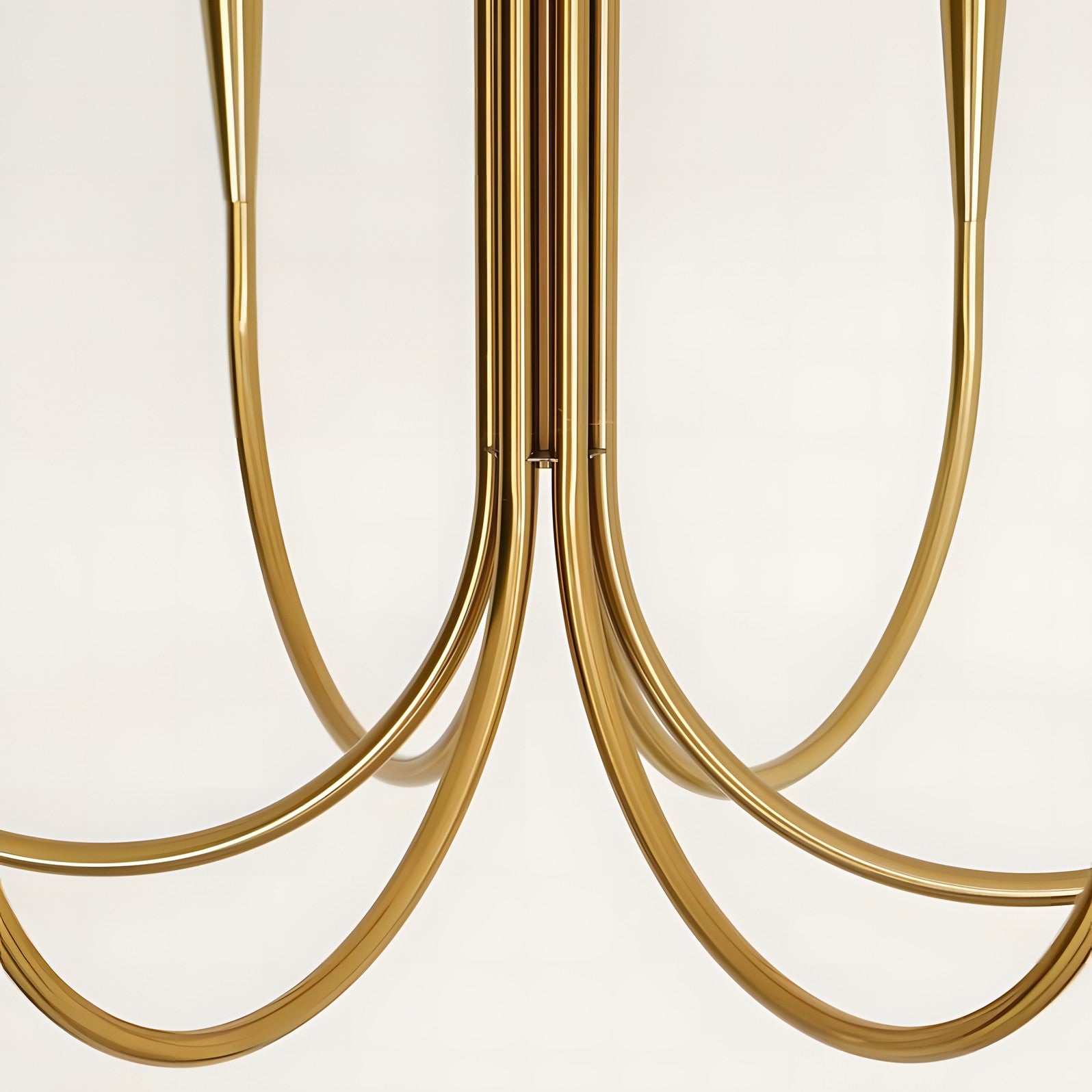 Luren Light Luxury Candle Iron Branch Chandelier