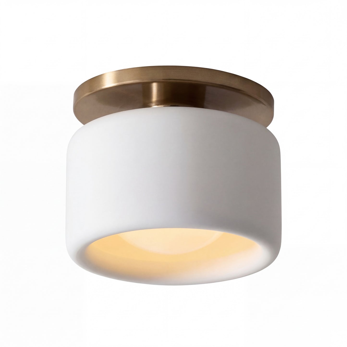 Aura Modern Porcelain Flush Mount Ceiling Light