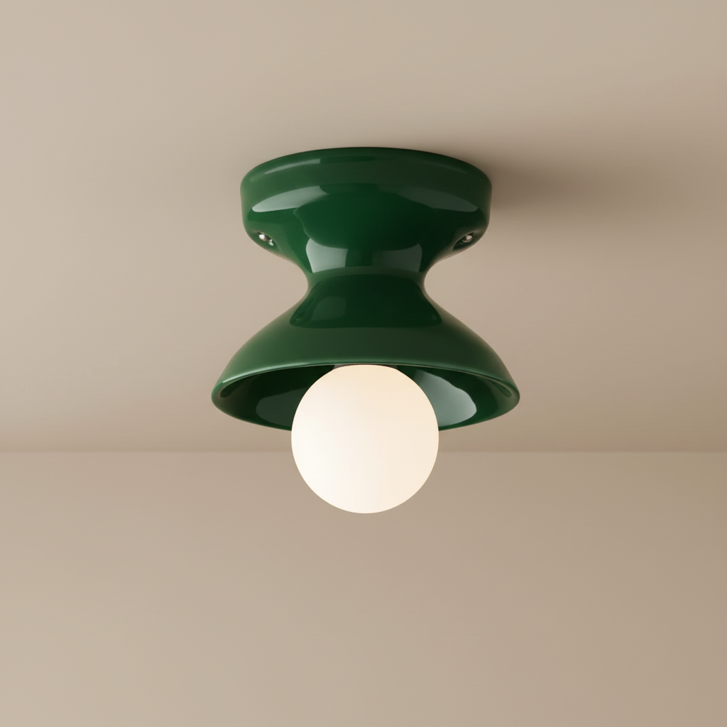 Lunavel Modern Ceramic Mount Ceiling Light Fixture