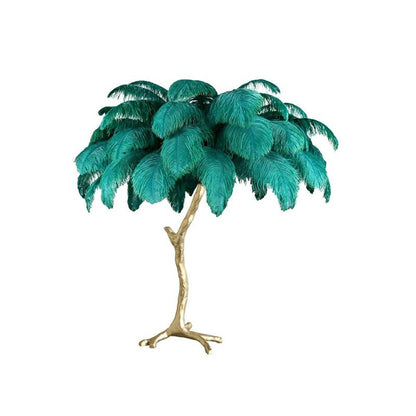 Marco Ostrich Feather Table Lamp