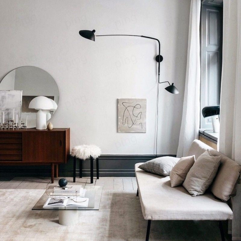 Radha Swing Arm Industrial Modern Wall Sconce