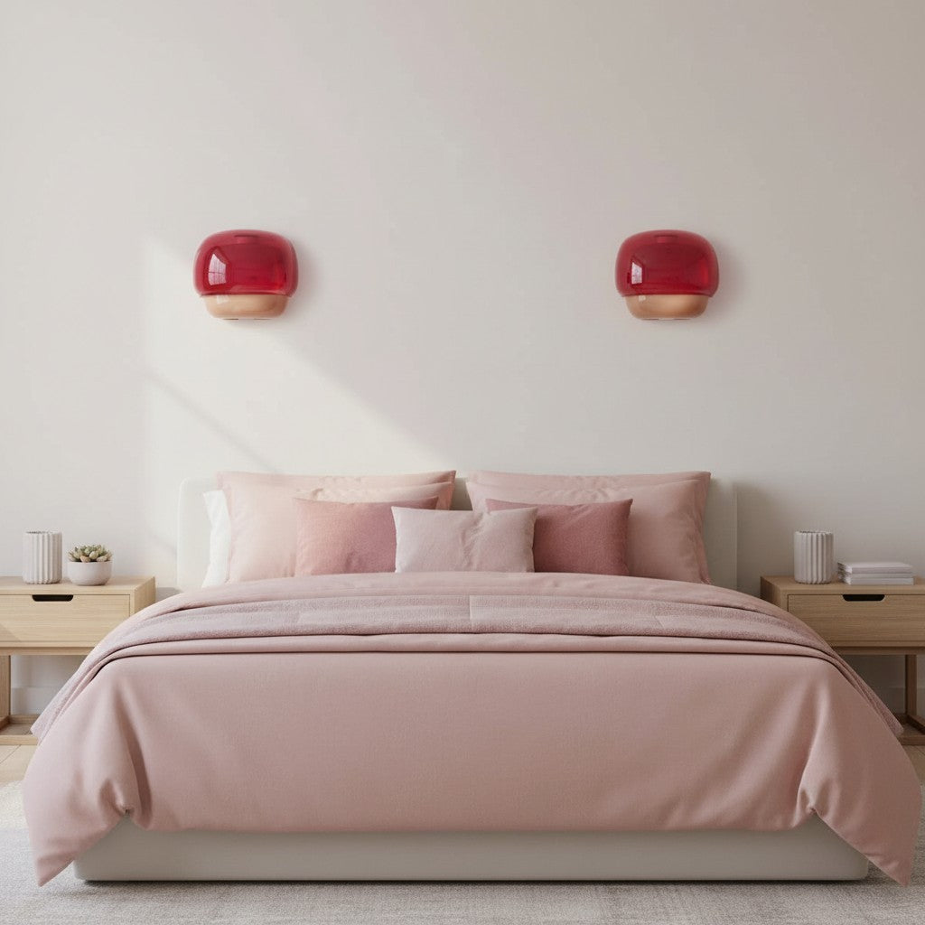 Norman Modern Colorful Layered Glass Wall Light