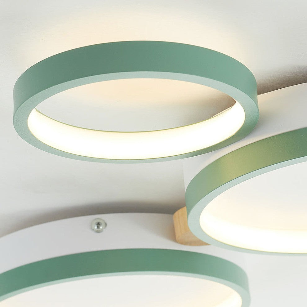 Phelith Modern Scandinavian Circle Ceiling Light