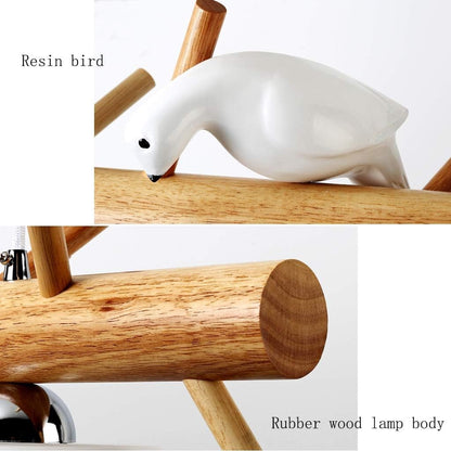 Bird Wooden Chandelier
