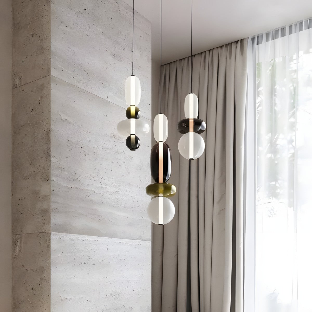 Caterina Modern Colorful Candied Glass Pendant Light