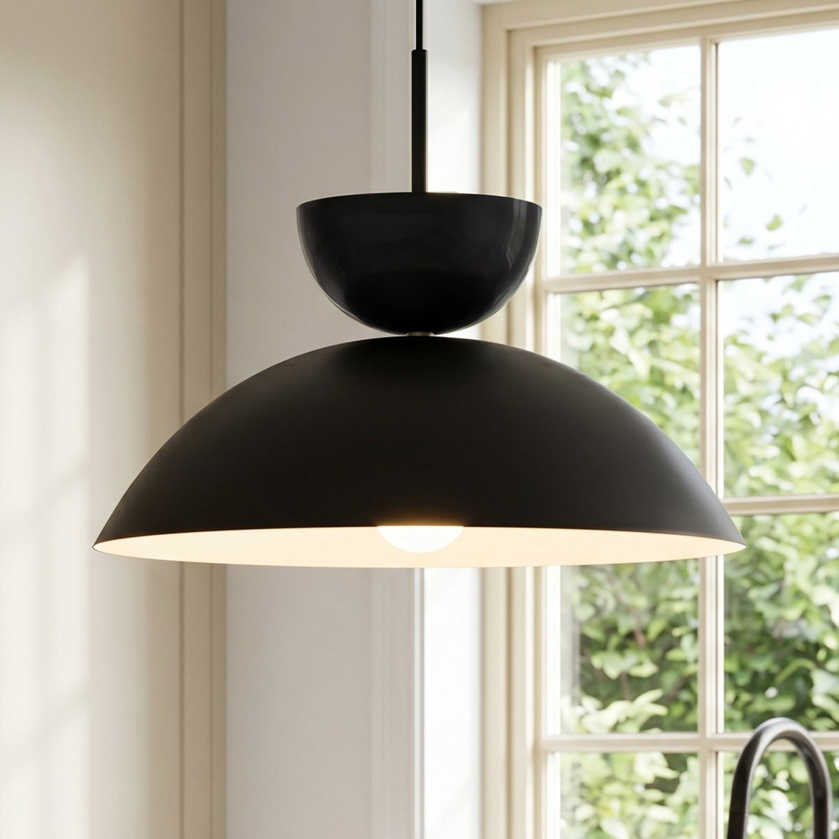 Glythorix Nordic Simple Metal Color H Type Pendant Light