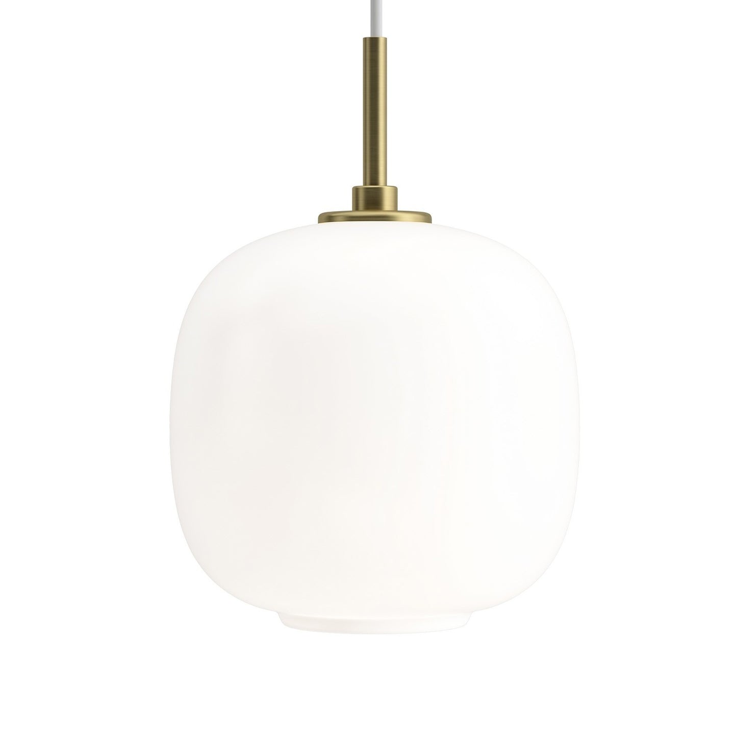 Louis Cream Stained Glass Globe Pendant Light