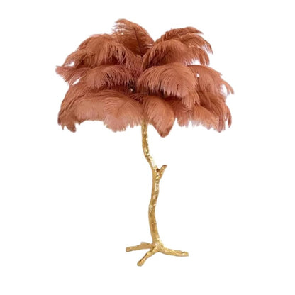 Marco Ostrich Feather Table Lamp
