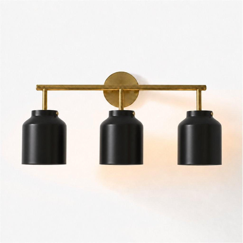 Drilon Modern 3-Light Milk Glass Bathroom Sconce