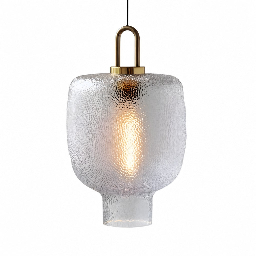 Cove Rustic Glass Metal Pendant Light