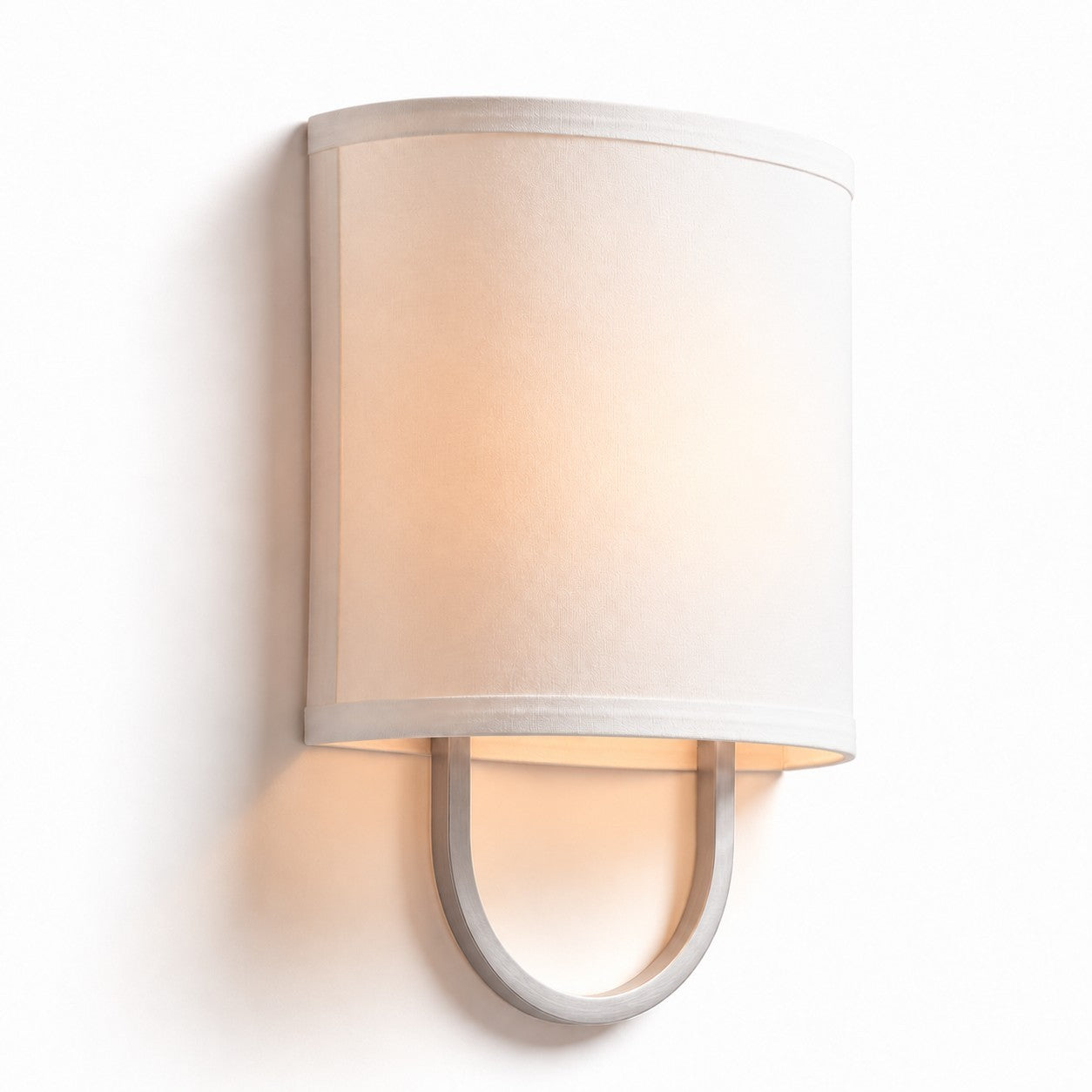 Zylar Modern Metal Fabric Shade Wall Sconce