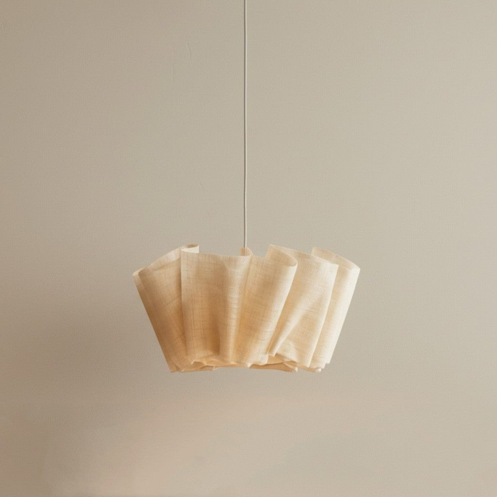 Jonas Modern Pleated Fabric Pendant Light