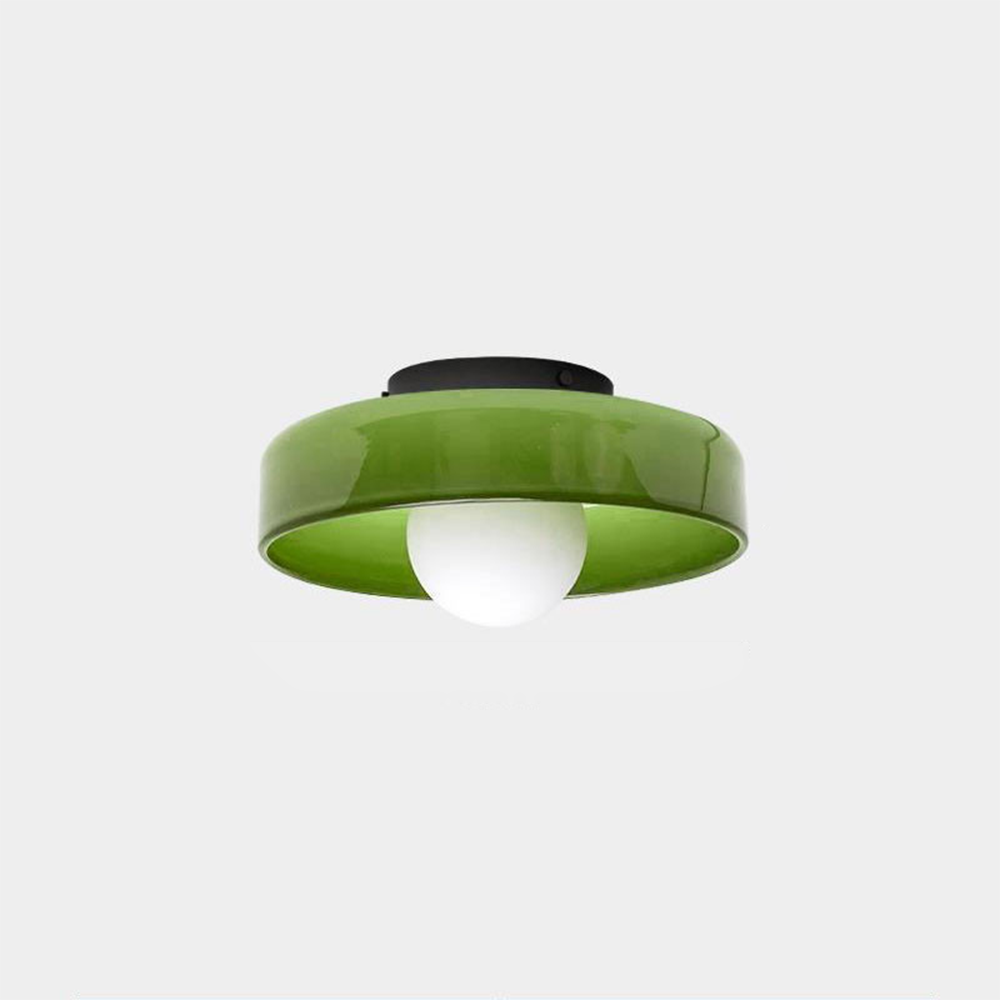Zayn Colorful Glass Round LED Ceiling Light