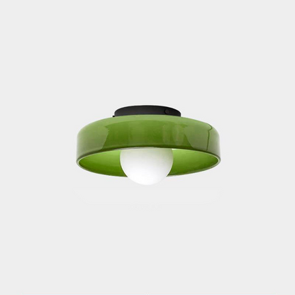 Zayn Colorful Glass Round LED Ceiling Light